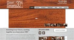 Desktop Screenshot of closetconcepts.com